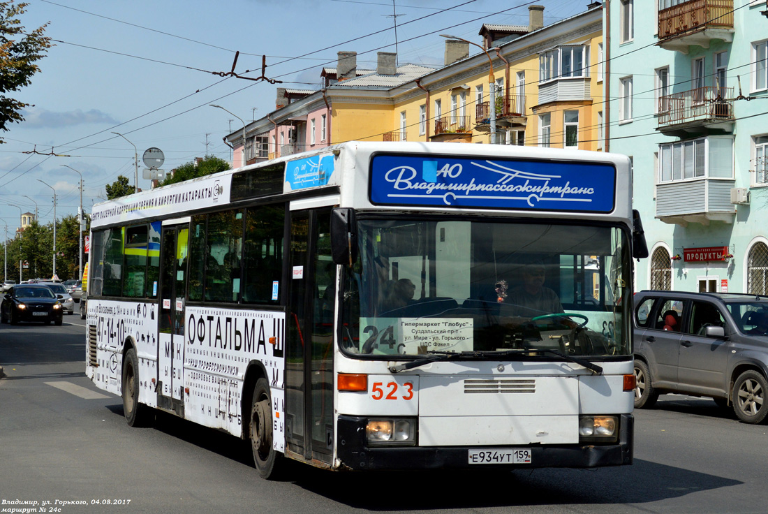 Владимирская область, Mercedes-Benz O405N № 523