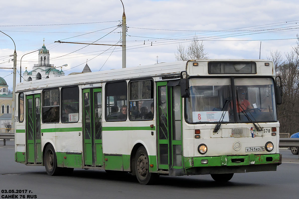 Ярославская область, ЛиАЗ-5256.30 № 578