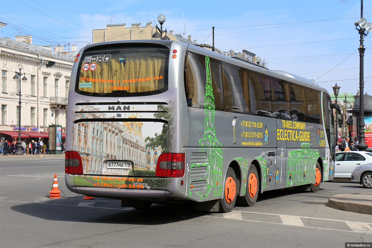 Санкт-Петербург, MAN R08 Lion's Coach L RHC444 L № В 777 МЕ 178