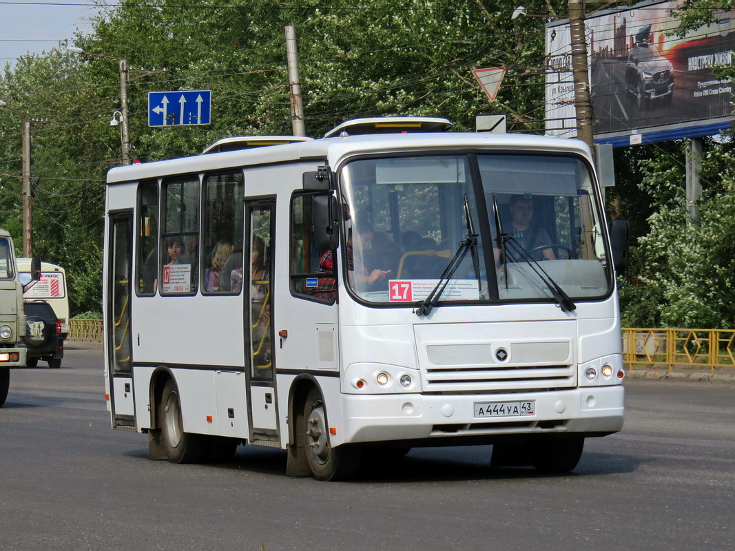 Кировская область, ПАЗ-320302-08 № А 444 УА 43