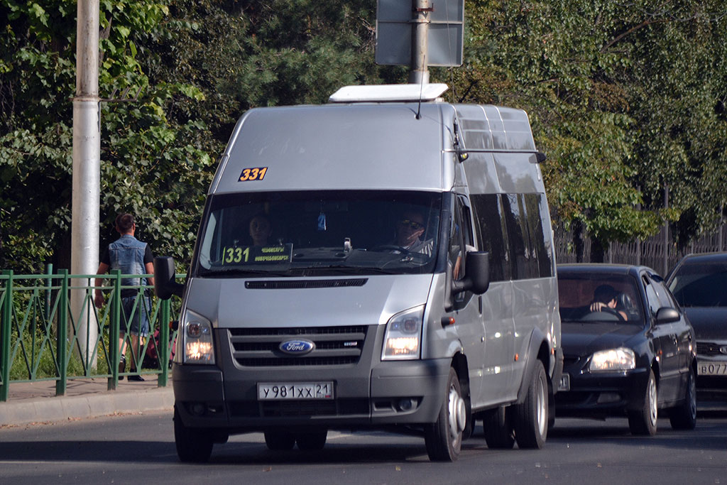 Чувашия, Нижегородец-222709  (Ford Transit) № У 981 ХХ 21