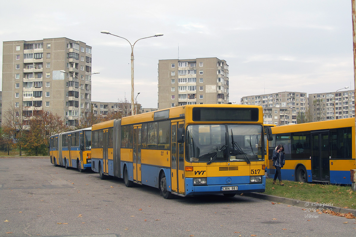 Литва, Mercedes-Benz O405G № 517