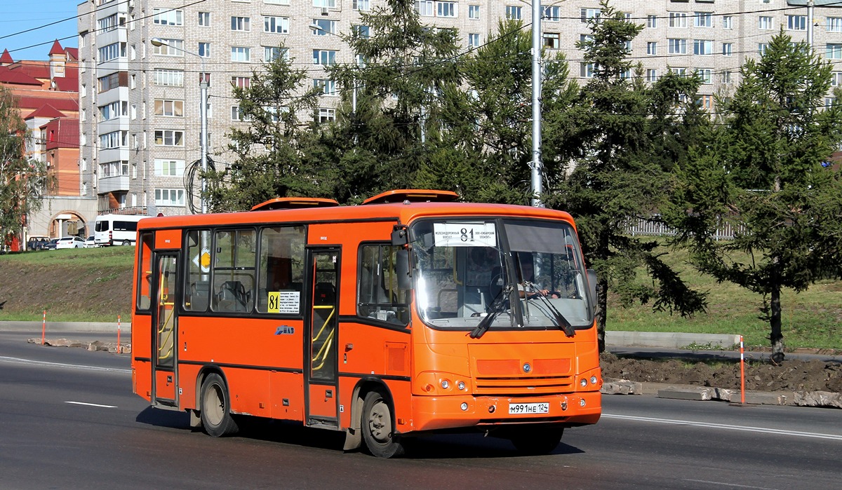 Красноярский край, ПАЗ-320402-05 № М 991 НЕ 124