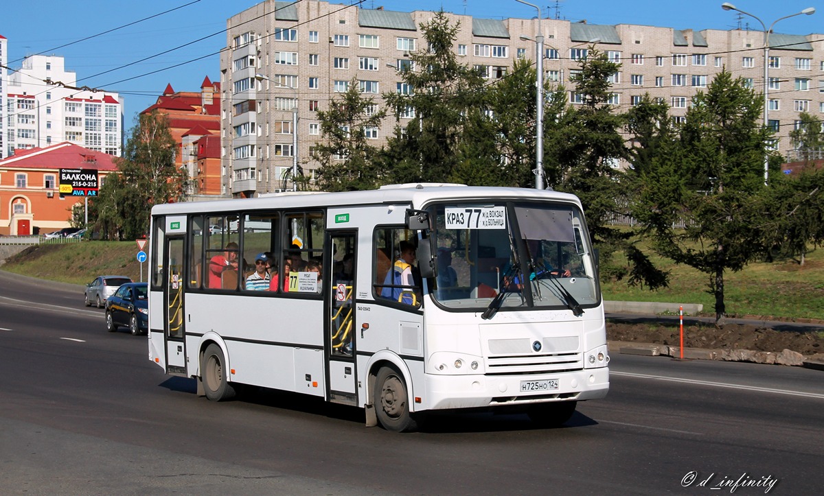 Красноярский край, ПАЗ-320412-05 № Н 725 НО 124