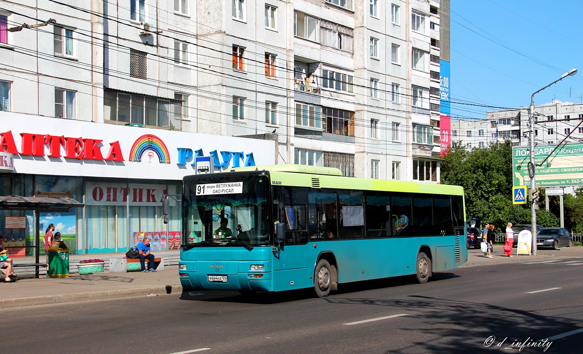 Красноярский край, MAN A78 Lion's City TÜ EL283 № А 664 НА 124