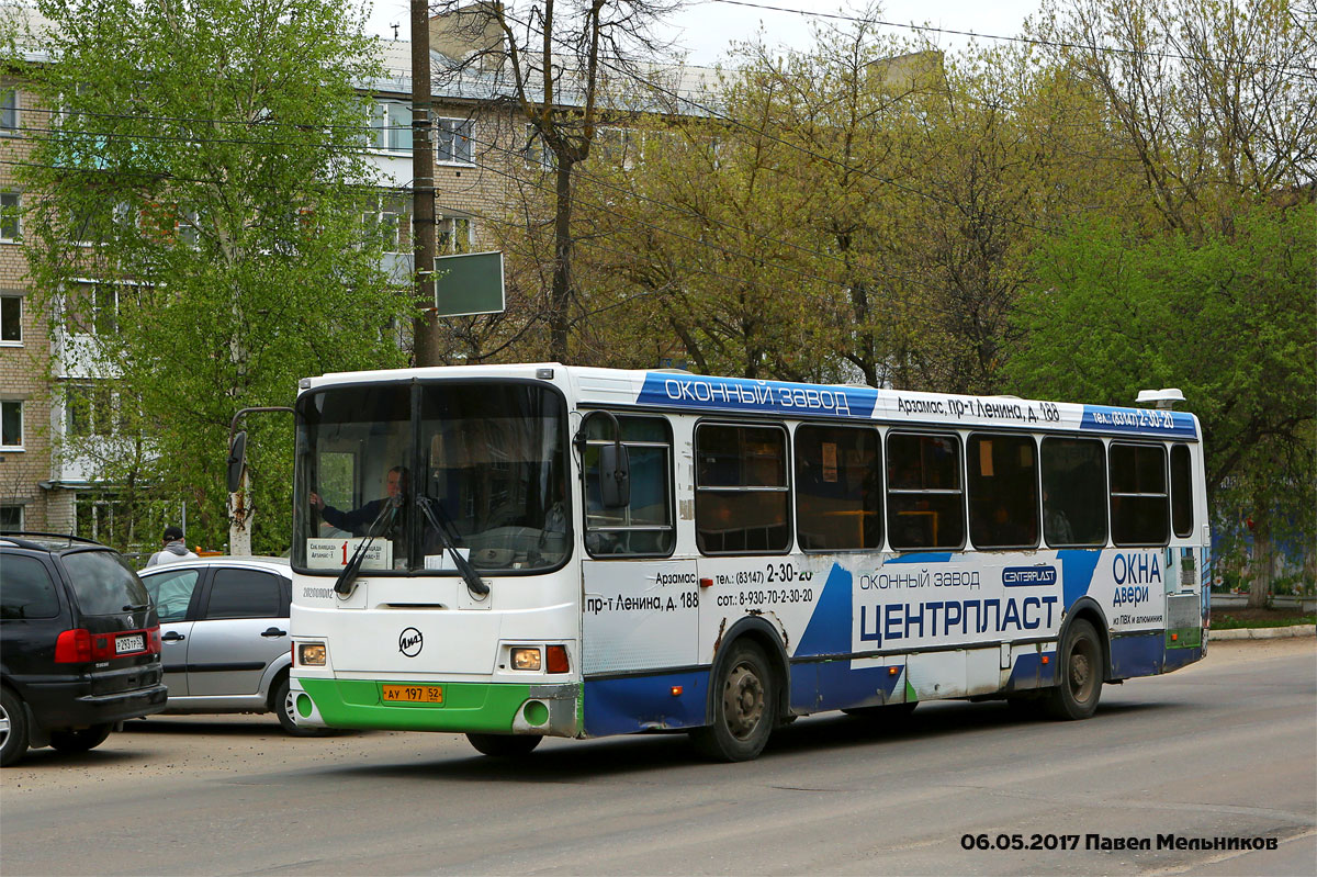 Nizhegorodskaya region, LiAZ-5256.36 Nr. АУ 197 52