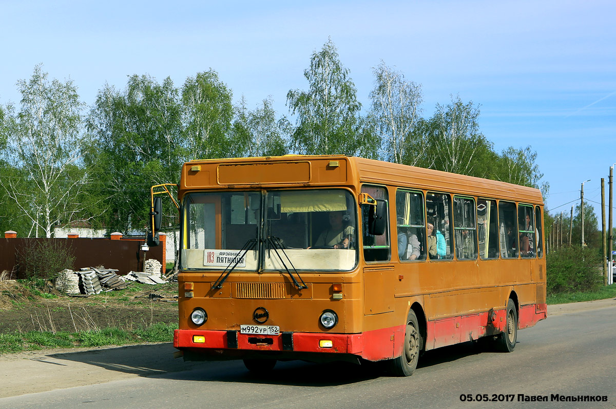 Нижегородская область, ЛиАЗ-5256.25-11 № М 992 УР 152