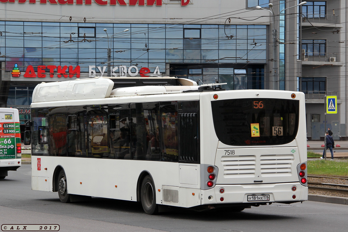 Санкт-Петербург, Volgabus-5270.G2 (CNG) № 7518