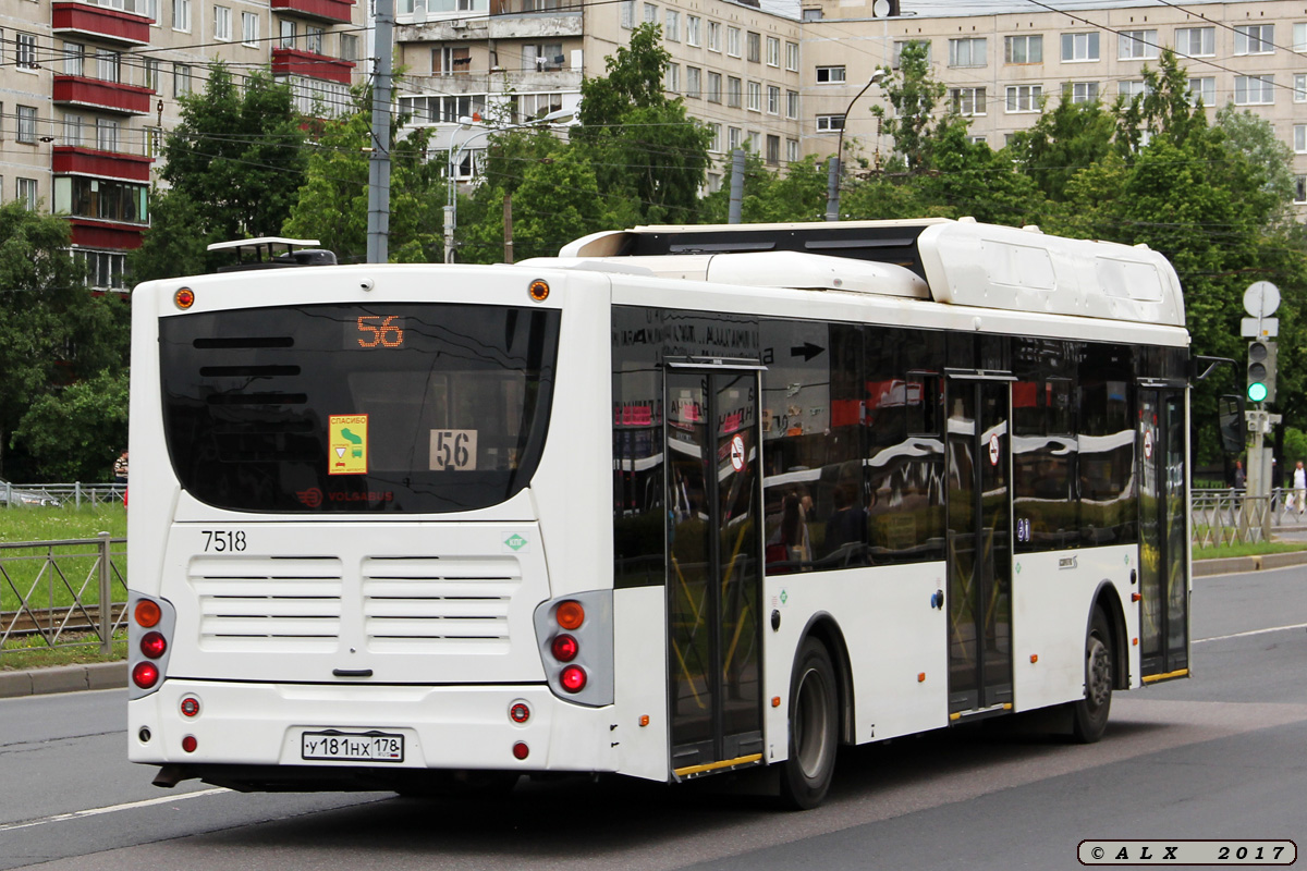 Санкт-Петербург, Volgabus-5270.G2 (CNG) № 7518