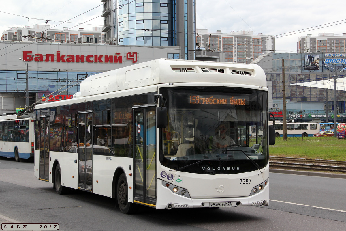 Санкт-Петербург, Volgabus-5270.G2 (CNG) № 7587