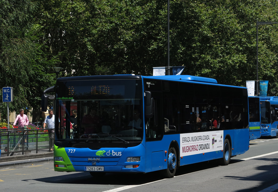 Španělsko, MAN A21 Lion's City NL280 č. 727