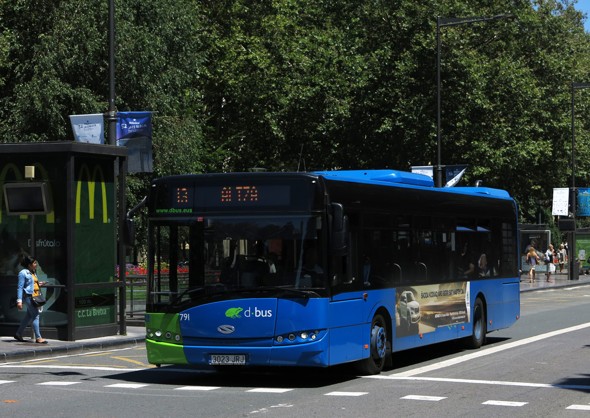 Испания, Solaris Urbino III 12 hybrid № 791