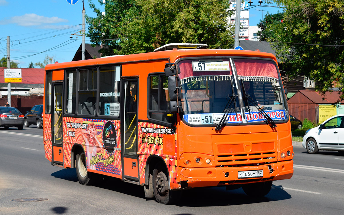 Нижегородская область, ПАЗ-320402-05 № К 166 ОМ 152