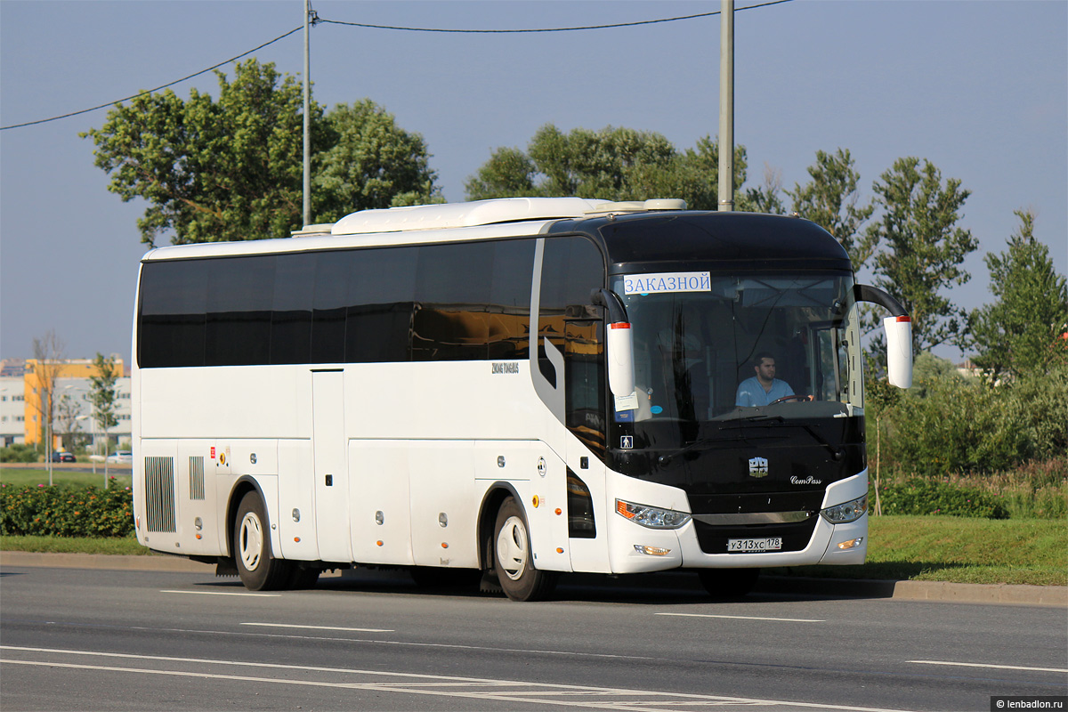 Санкт-Петербург, Zhong Tong LCK6127H ComPass № У 313 ХС 178