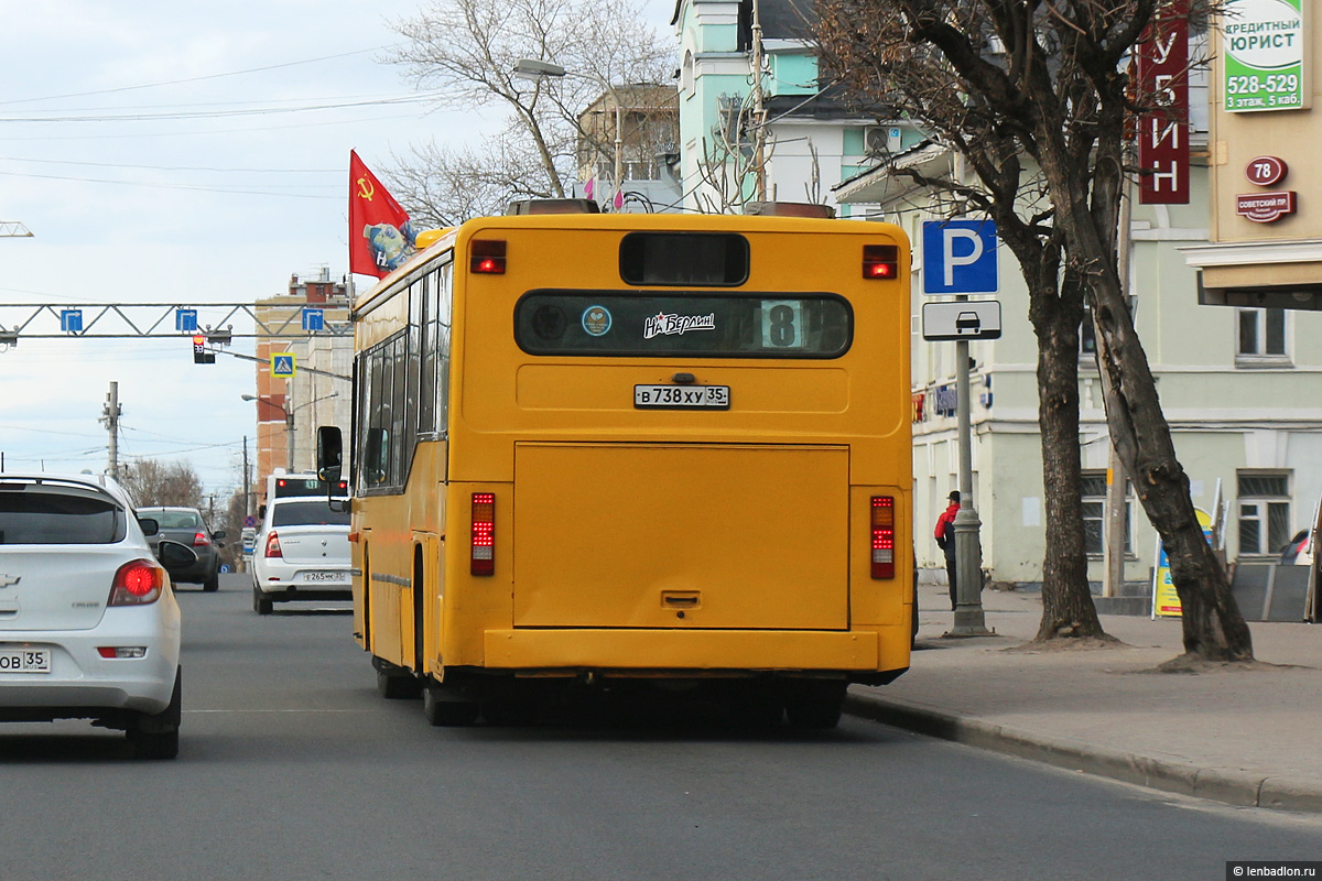 Вологодская область, Scania CN113CLL MaxCi № В 738 ХУ 35