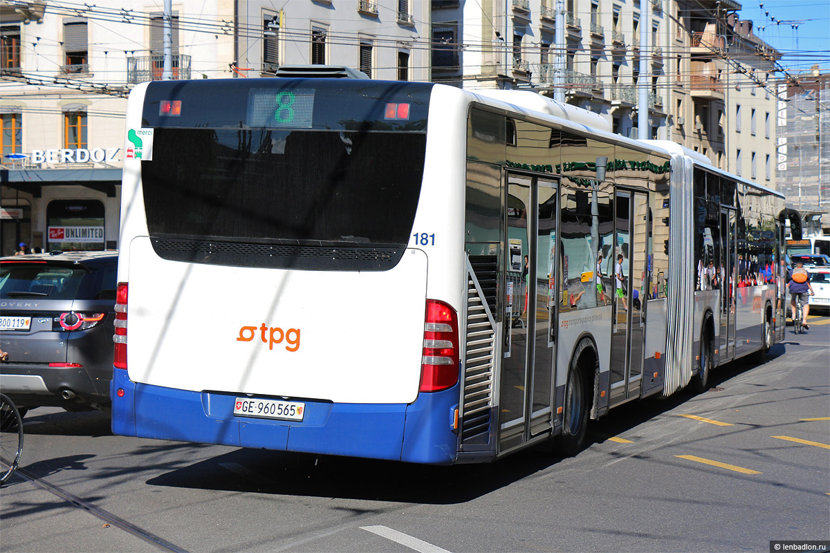 Швейцария, Mercedes-Benz O530G Citaro facelift G № 181