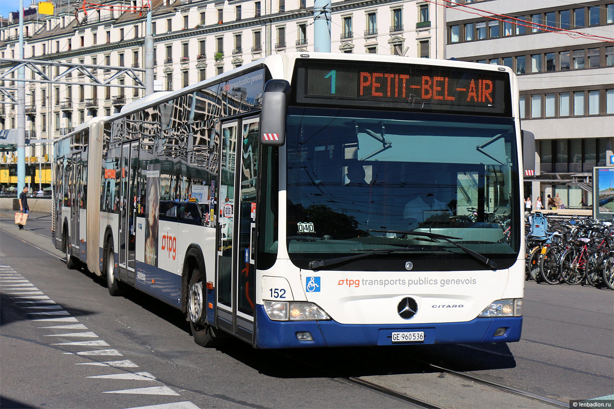 Schweiz, Mercedes-Benz O530G Citaro facelift G Nr. 152