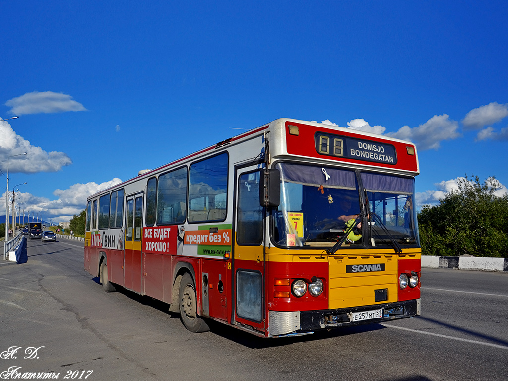 Мурманская область, Scania CN112CL № Е 257 МТ 51