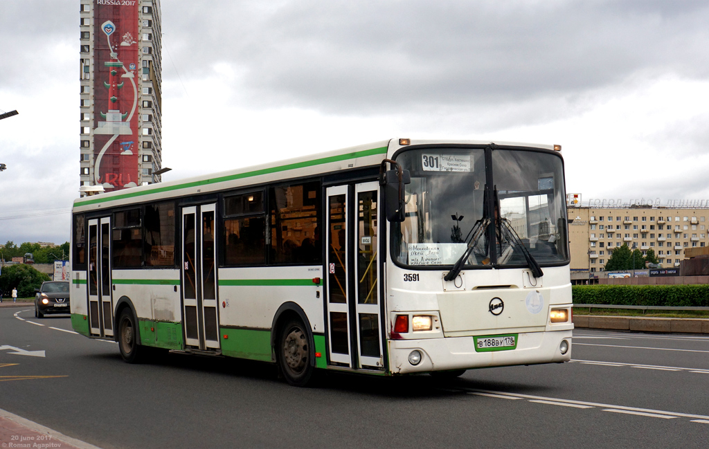 Санкт-Петербург, ЛиАЗ-5293.53 № 3591