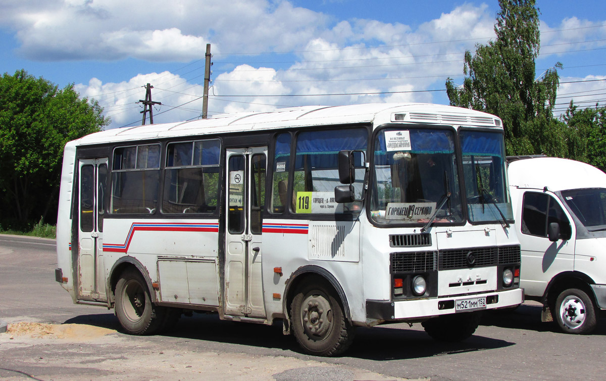 Нижегородская область, ПАЗ-32054 № М 521 ММ 152