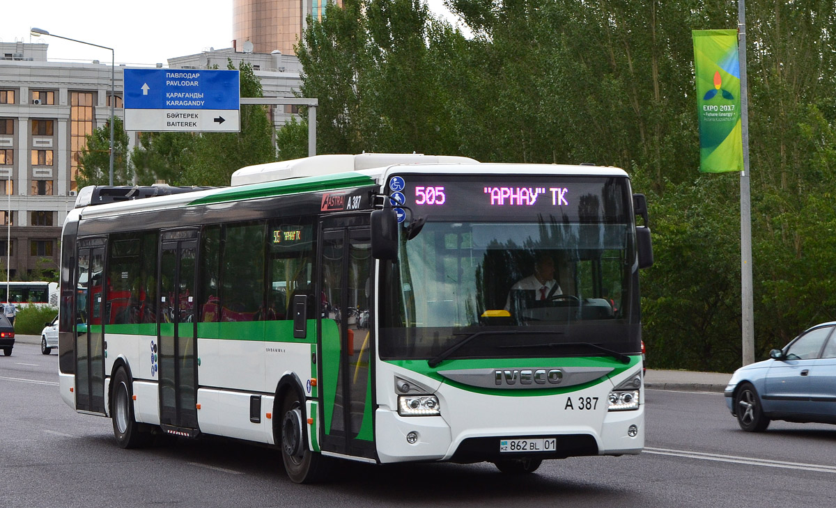 Astana, IVECO Urbanway 12M (SaryarkaAvtoProm) Nr. A387