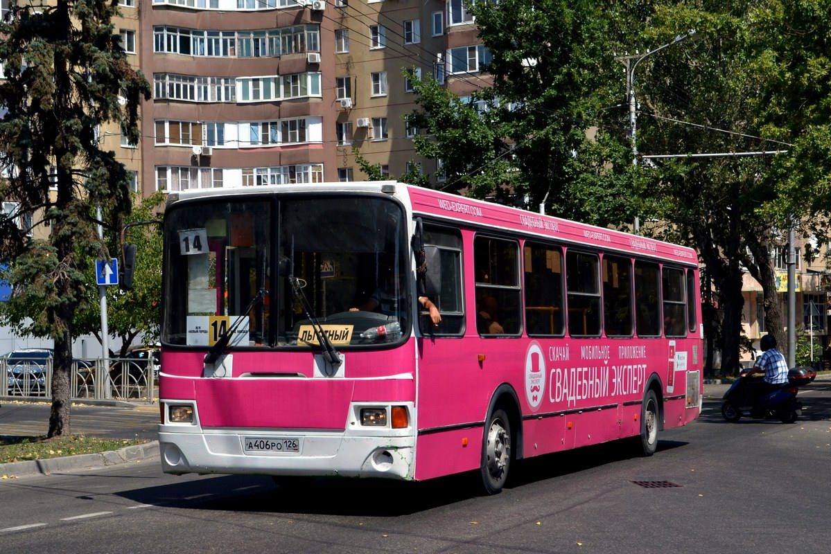 Ставропольский край, ЛиАЗ-5256.26 № А 406 РО 126