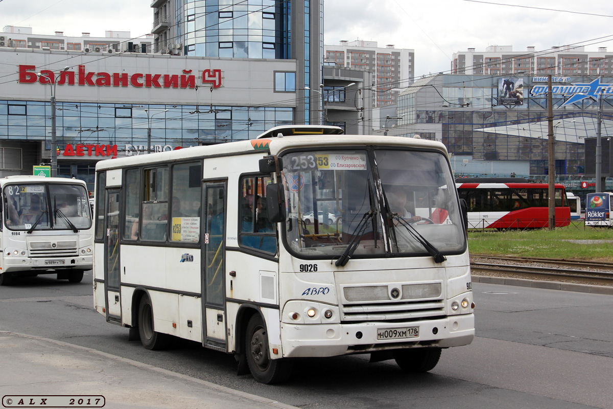 Санкт-Петербург, ПАЗ-320402-05 № 9026