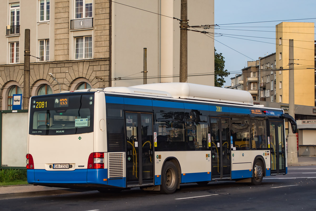 Польша, MAN A21 Lion's City NL313 CNG № 2081