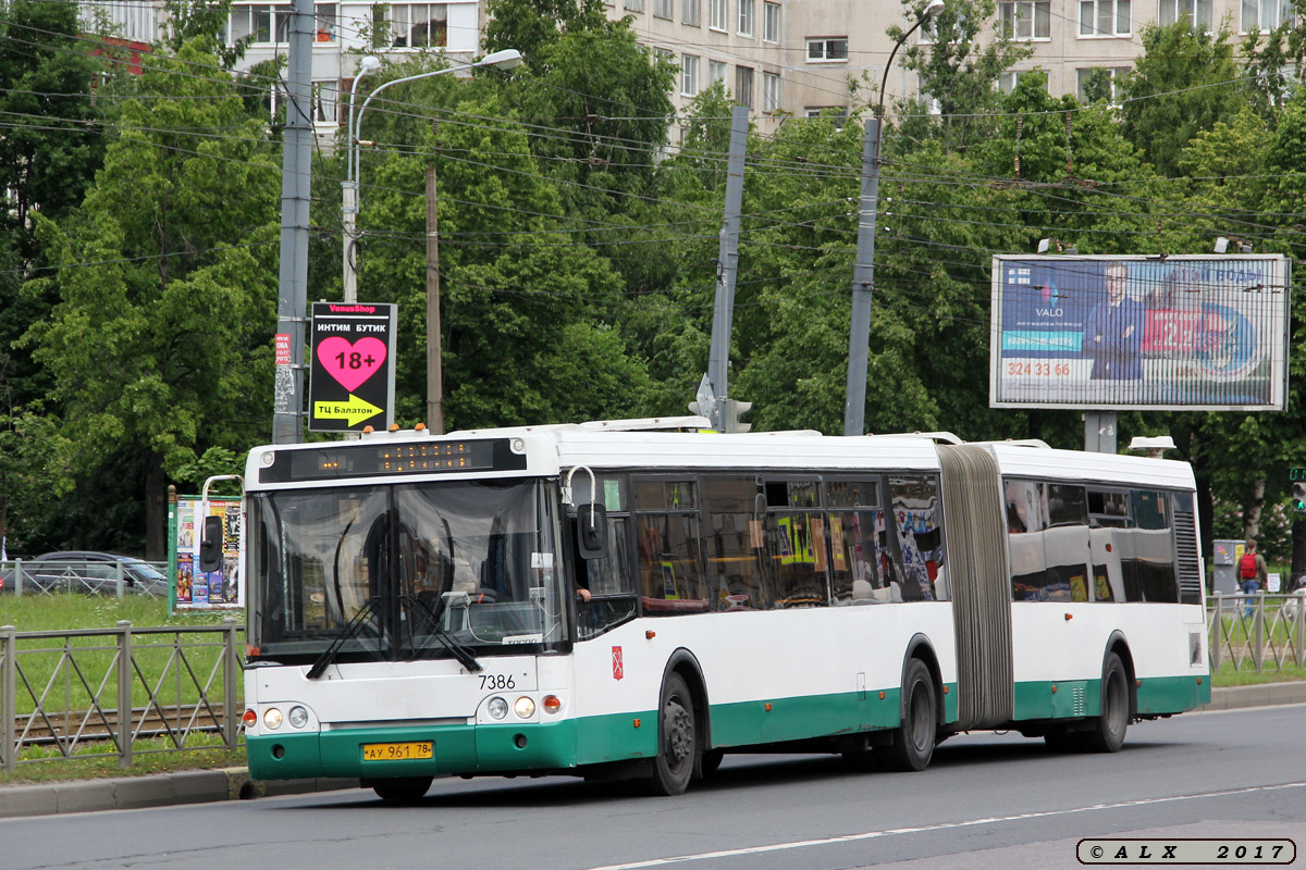 Sankt Petersburg, LiAZ-6213.20 Nr. 7386