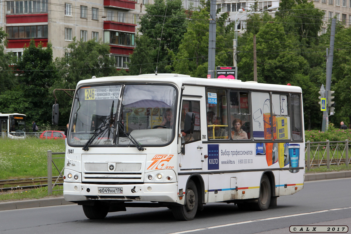 Санкт-Петербург, ПАЗ-320402-05 № 7941