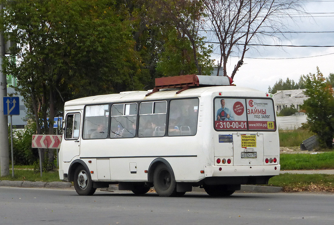 Новосибирская область, ПАЗ-32054 № Е 032 НУ 154