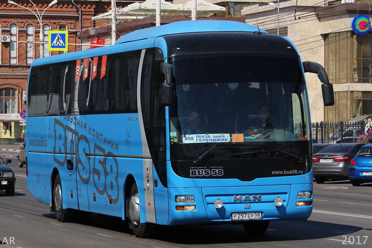 Пензенская область, MAN R07 Lion's Coach RHC444 № Р 297 ЕР 58