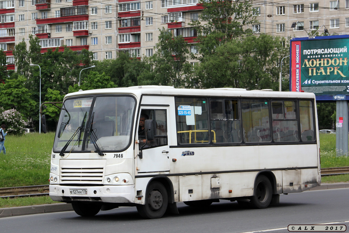 Санкт-Петербург, ПАЗ-320402-05 № 7946