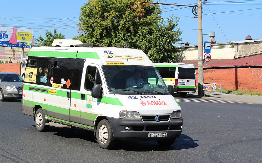 Челябинская область, FIAT Ducato 244 CSMMC-RLL, -RTL № Т 192 ТУ 174