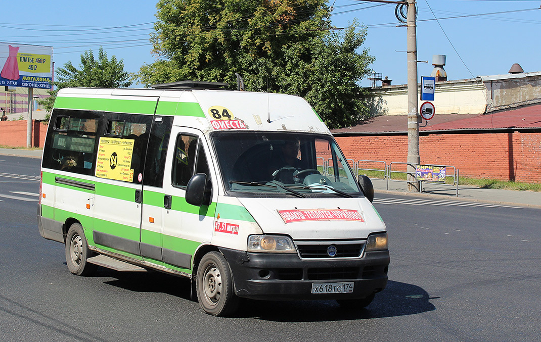 Челябинская область, FIAT Ducato 244 CSMMC-RLL, -RTL № Х 618 ТС 174