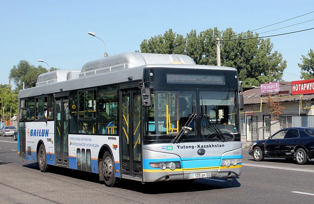 Алматы, Yutong ZK6118HGA № 518