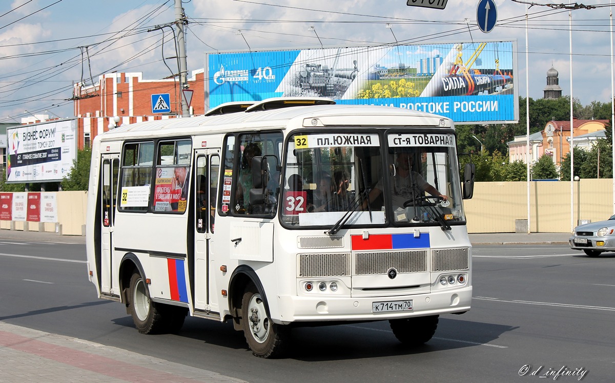 Томская область, ПАЗ-32054 № К 714 ТМ 70