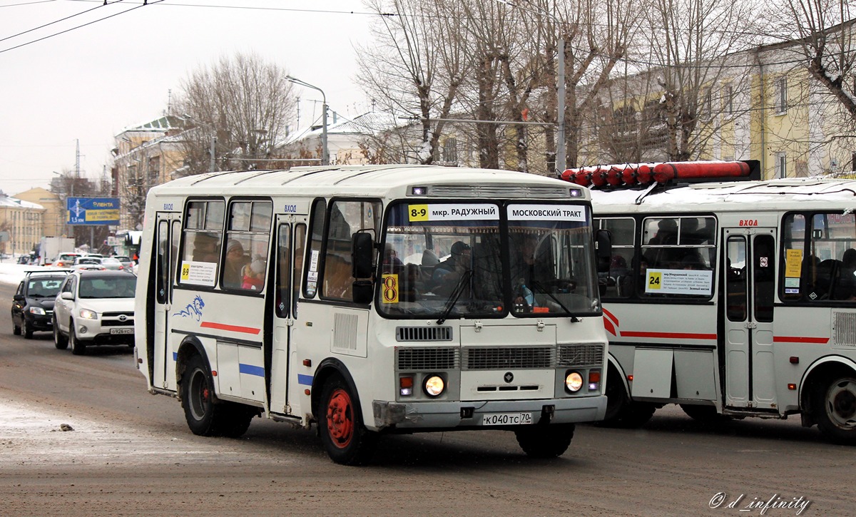 Томская область, ПАЗ-32054 № К 040 ТС 70