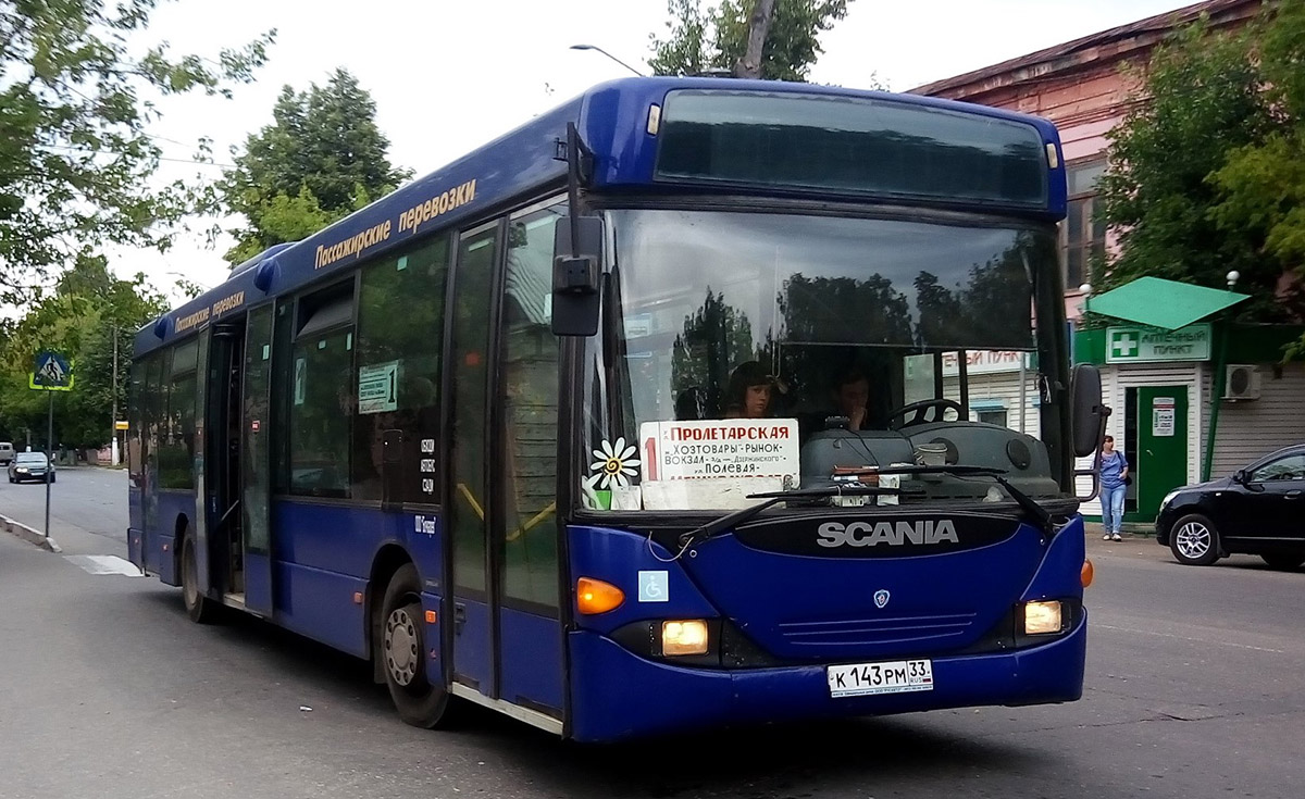 Vladimir region, Scania OmniLink I (Scania-St.Petersburg) # К 143 РМ 33