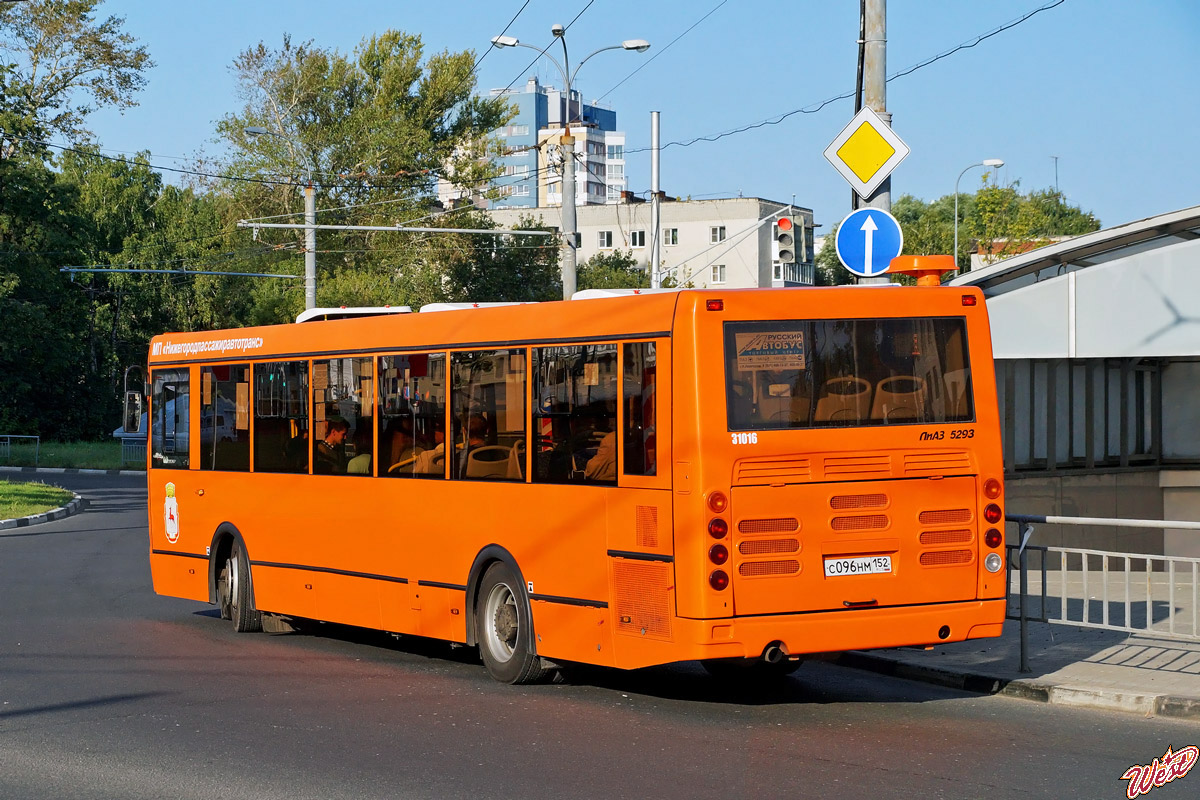 Нижегородская область, ЛиАЗ-5293.60 № 31016