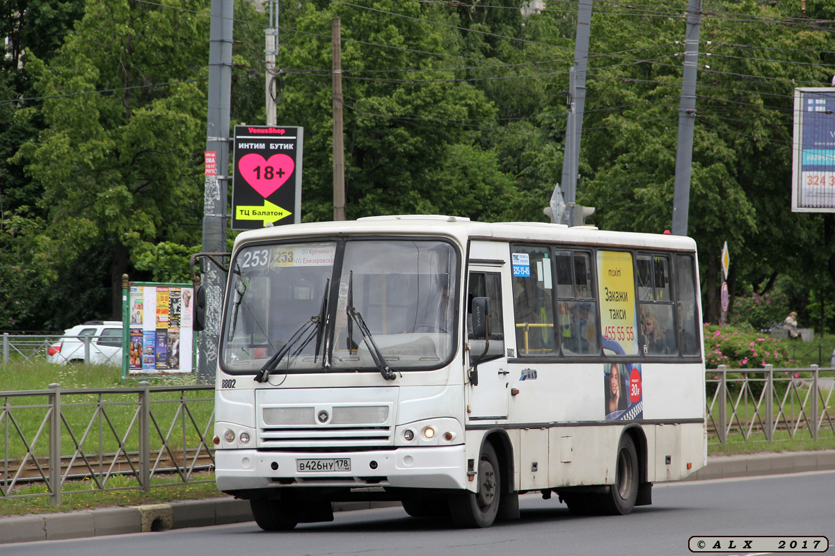 Санкт-Петербург, ПАЗ-320402-05 № 8802