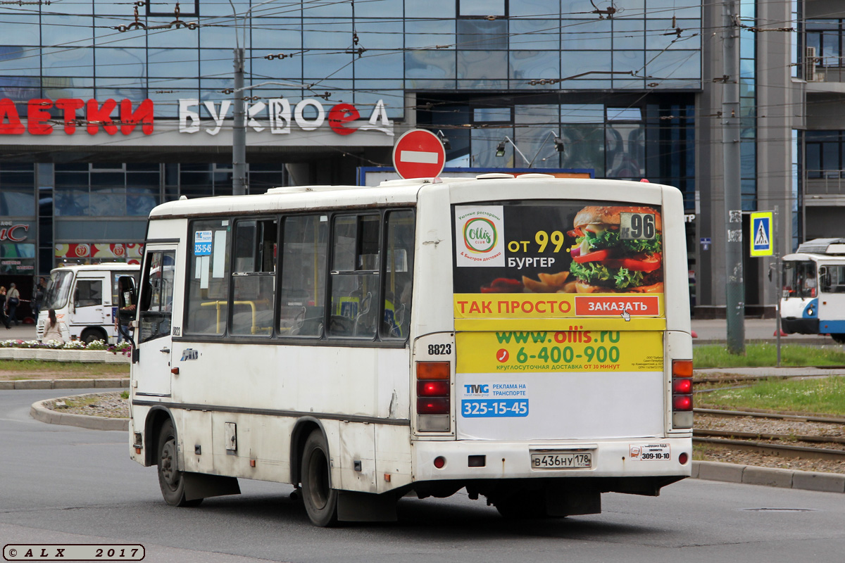 Санкт-Петербург, ПАЗ-320402-05 № 8823