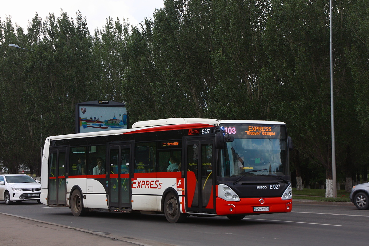 Астана, Irisbus Citelis 12M № E027