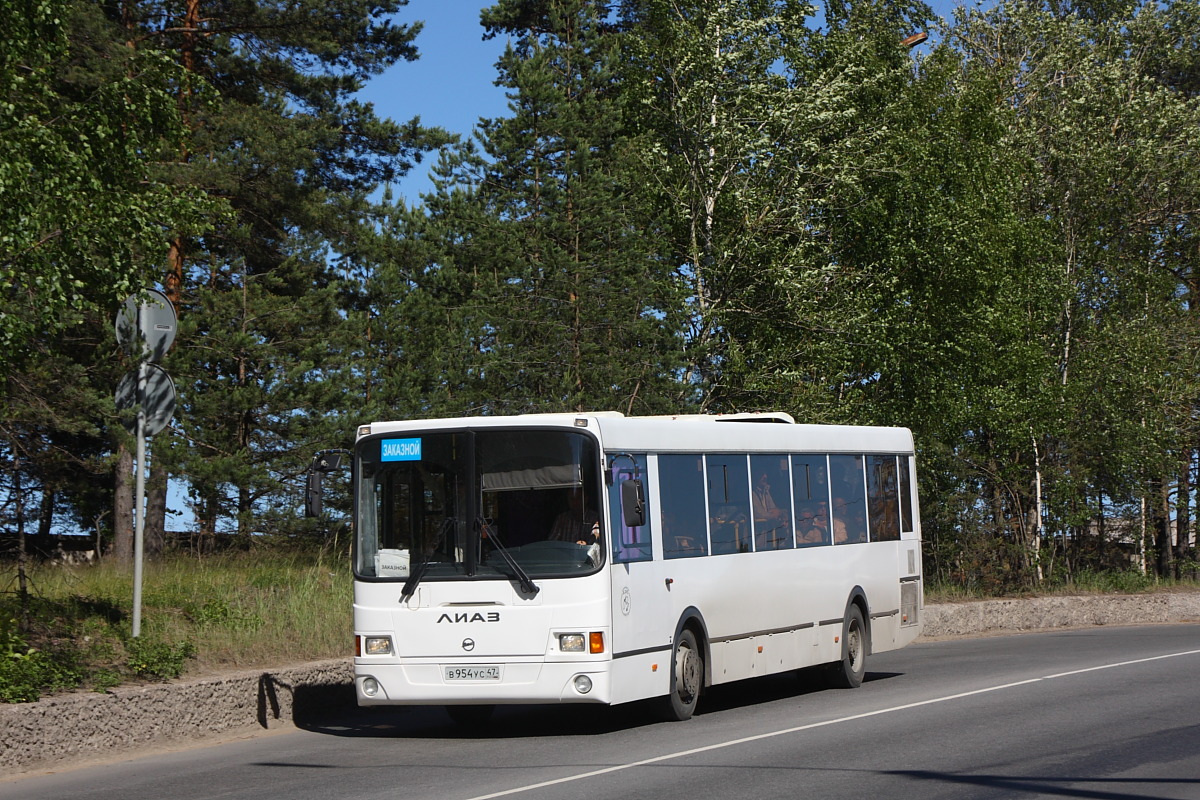 Obwód leningradzki, LiAZ-5256.60 Nr В 954 УС 47