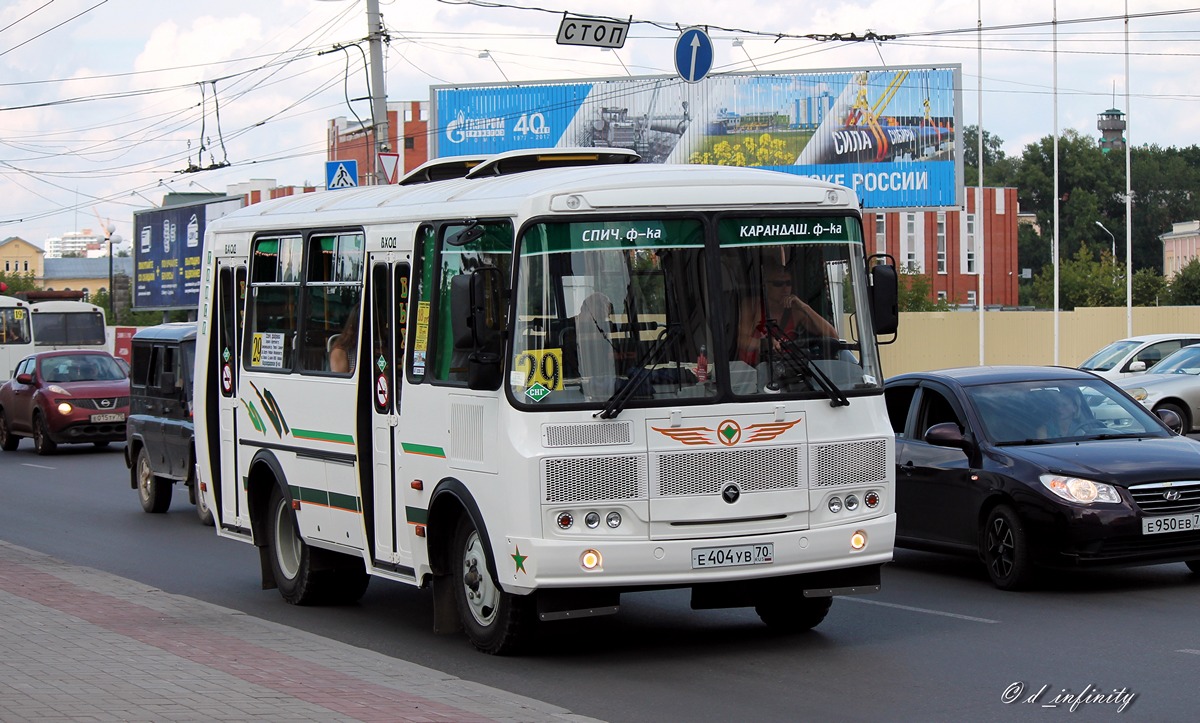 Томская область, ПАЗ-32054 № Е 404 УВ 70