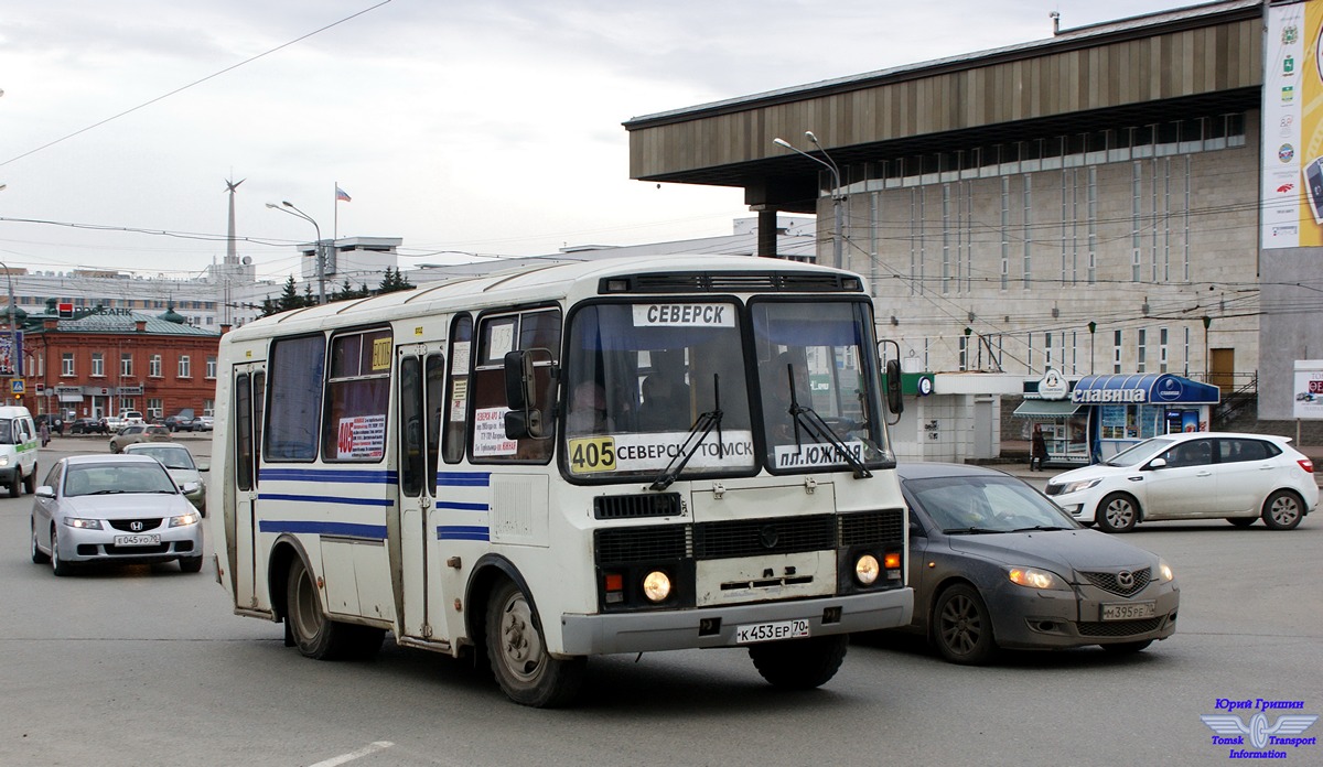 Томская область, ПАЗ-32054 № К 453 ЕР 70