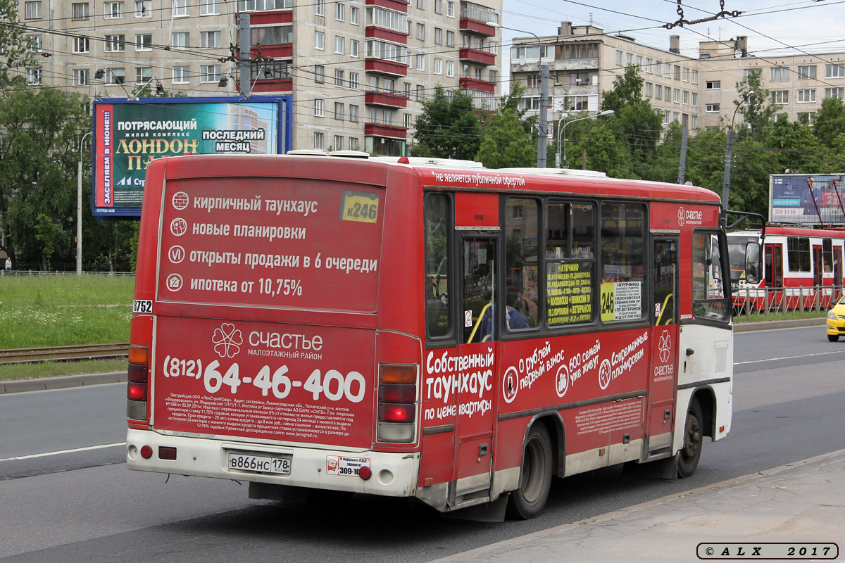 Санкт-Петербург, ПАЗ-320402-05 № 8752