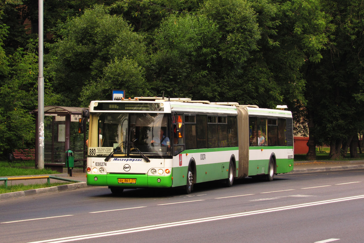 Москва, ЛиАЗ-6213.20 № 030274