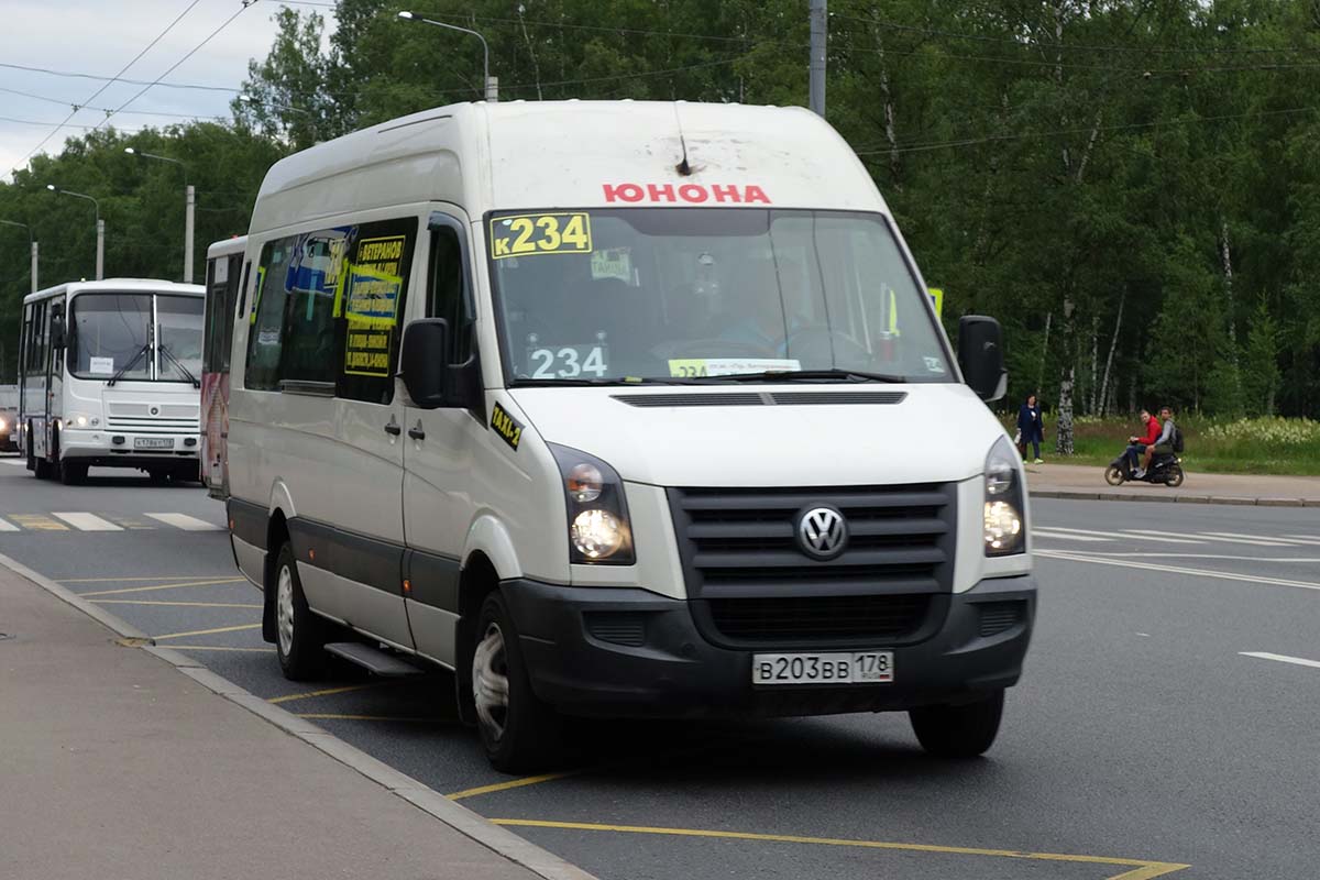 Санкт-Петербург, БТД-2219 (Volkswagen Crafter) № В 203 ВВ 178