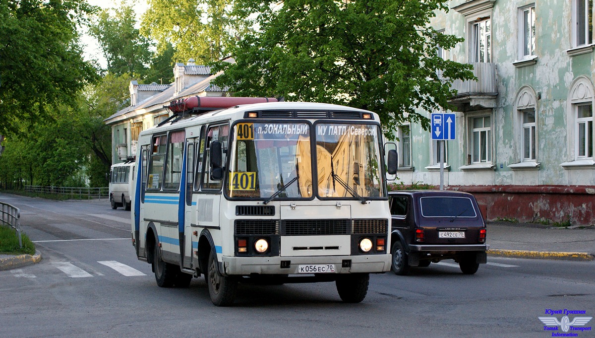 Томская область, ПАЗ-32054 № К 056 ЕС 70